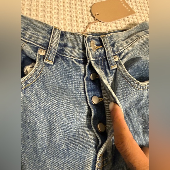 NWT Meshki High Rise Blue Women's Jeans - Picture 3 of 12